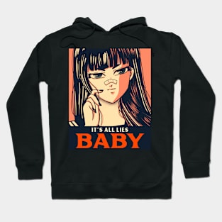 trendy manga girl Hoodie